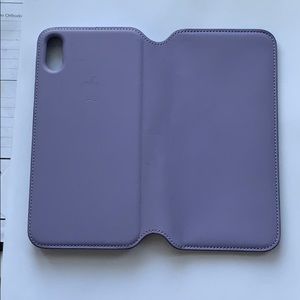 Lilac Apple Folio for iPhone